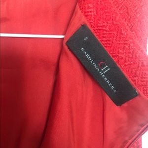 Carolina Herrera red dress